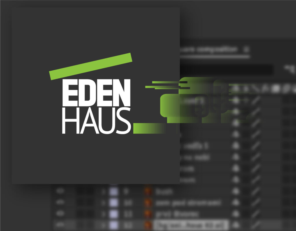 Animované logo Eden Haus, prípadová štúdia